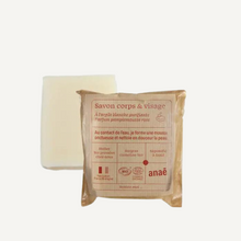 Load image into Gallery viewer, Savon corps-visage pamplemousse-argile blanche