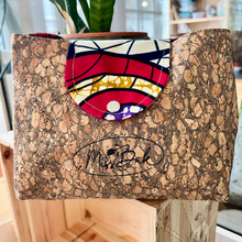 Charger l'image dans la galerie, Pochette en Liège et Wax