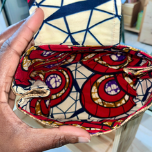 Charger l'image dans la galerie, Pochette en Liège et Wax