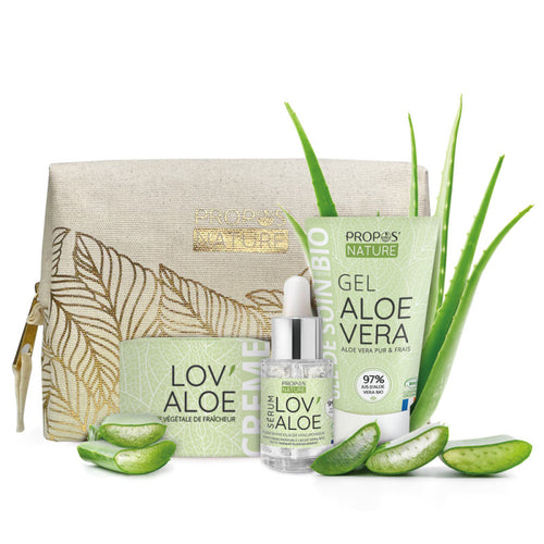 Trousse Lov’Aloe – Soins hydratants Bio à l’Aloe Vera