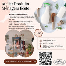 Charger l&#39;image dans la galerie, Atelier Produits Ménagers Ecologiques - ARLON