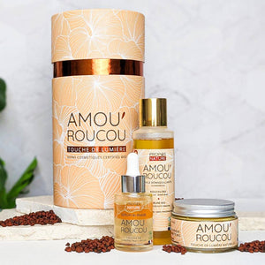 Coffret Amou'Roucou - 3 Soins BIO Eclat de la peau - Noel