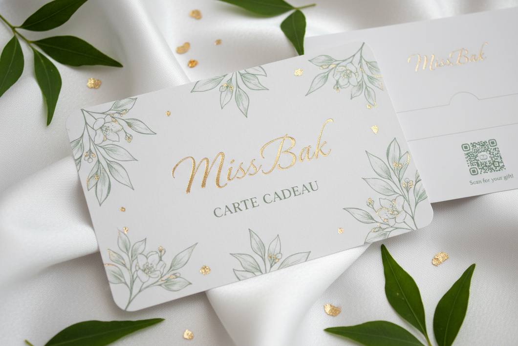 Carte cadeau MissBak