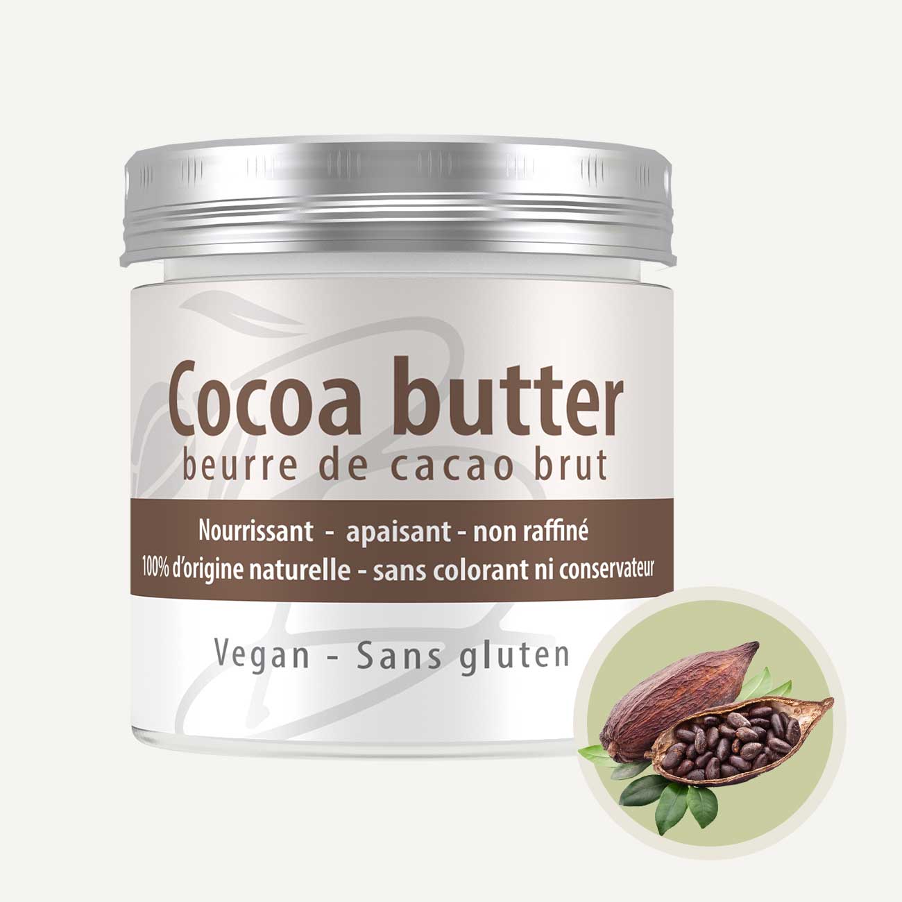 Beurre de Cacao brut biologique - MaCosmetoPerso